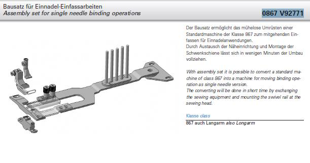 0867 V92771 - Supplementar kit  1