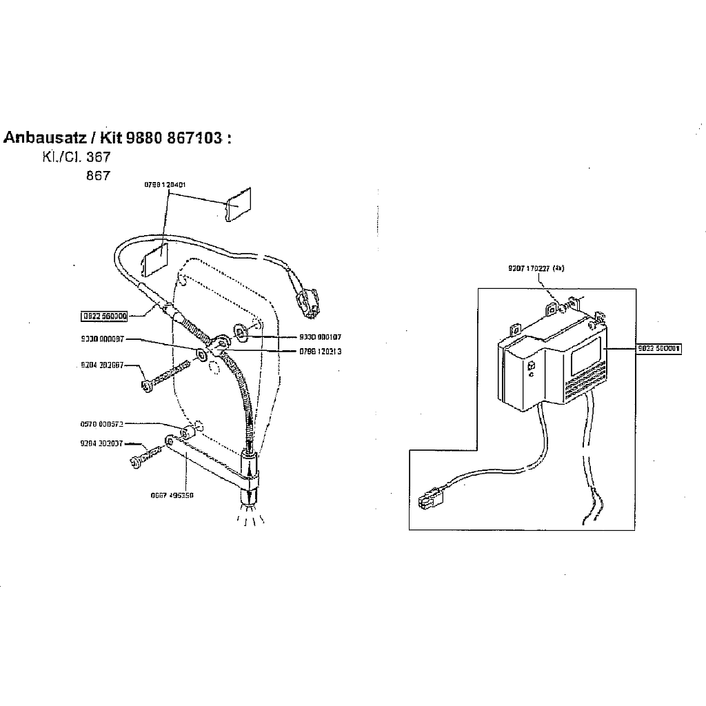 9880 867103 - 1-LED-Nähleuchte
