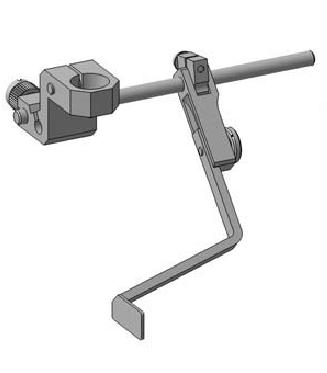 N900 020036 - Kantenanschlag rechts, hochschwenkbar, Verstellbreite  0 - 50mm
