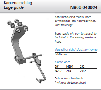 N900 040024 - KANT.ANSCHLAG