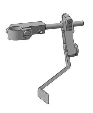 N900 020031 - Kantenanschlag rechts, hochschwenkbar,  Verstellbreite  0 - 50mm
