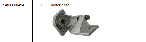 9401 000454 - MOTORBEFESTIGUNG