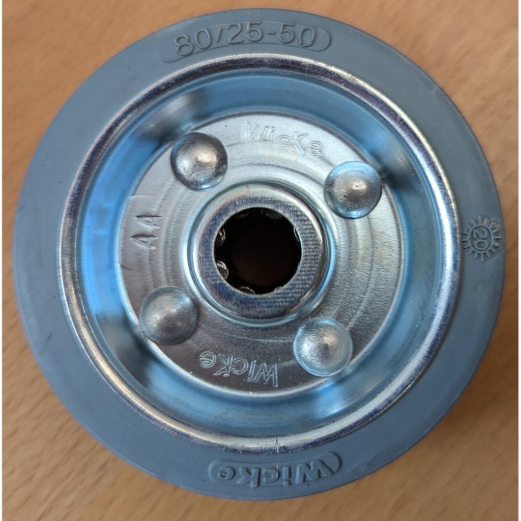 150510-4A - Wicke Vollgummi-Rad, 80x25 mm