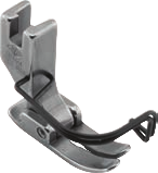 B1524-012-BBA+ 1,5mm Nähfuß mit Nadelschutz für Steppstichmaschinen &gt; Untertransport &gt; Standardausführung