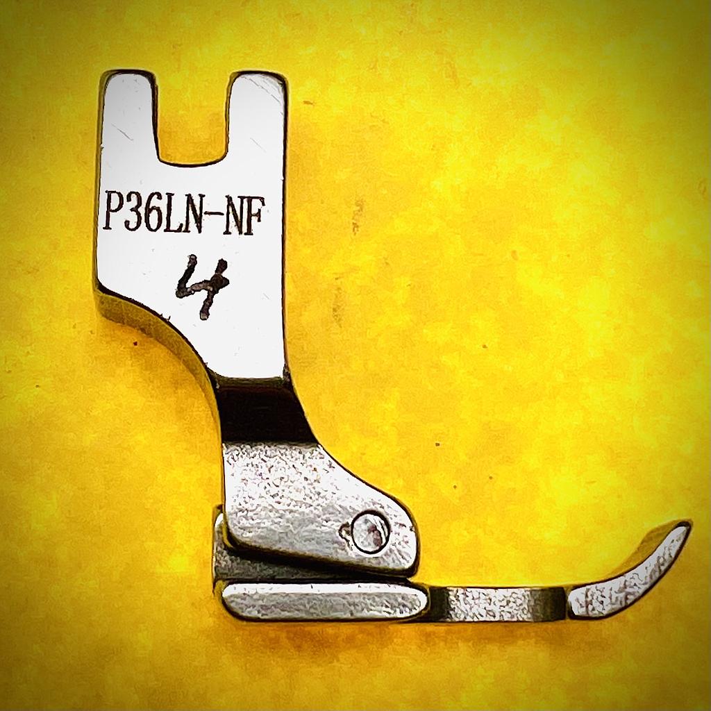 P36LN-NF - Paspelfuß schmal, links, für Nadeltransport (Kopie)