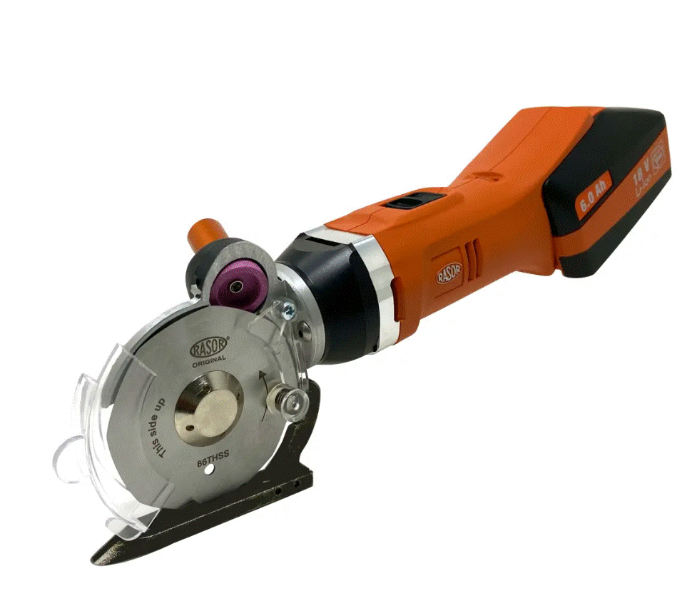 RASOR AKKU-Schere FORZA 2, für TECHTEX + Gummi