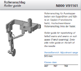 N800 V91161 - ROLLENANSCHLAG K