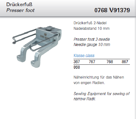 0768 V91379 - DRUECKERFUSS K