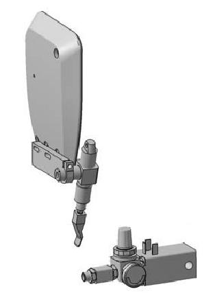 N800 005650 - Nahtmittenführung (Elektropneumatisch)
