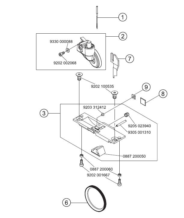 0887 200134 - STICHPLATTE