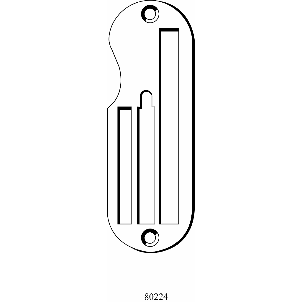 Stichplatte/Plate 80224 - Union