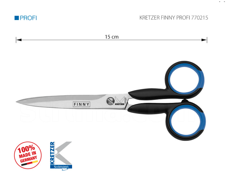 Schere Kretzger Finny Profi 772015 6&quot;/15cm