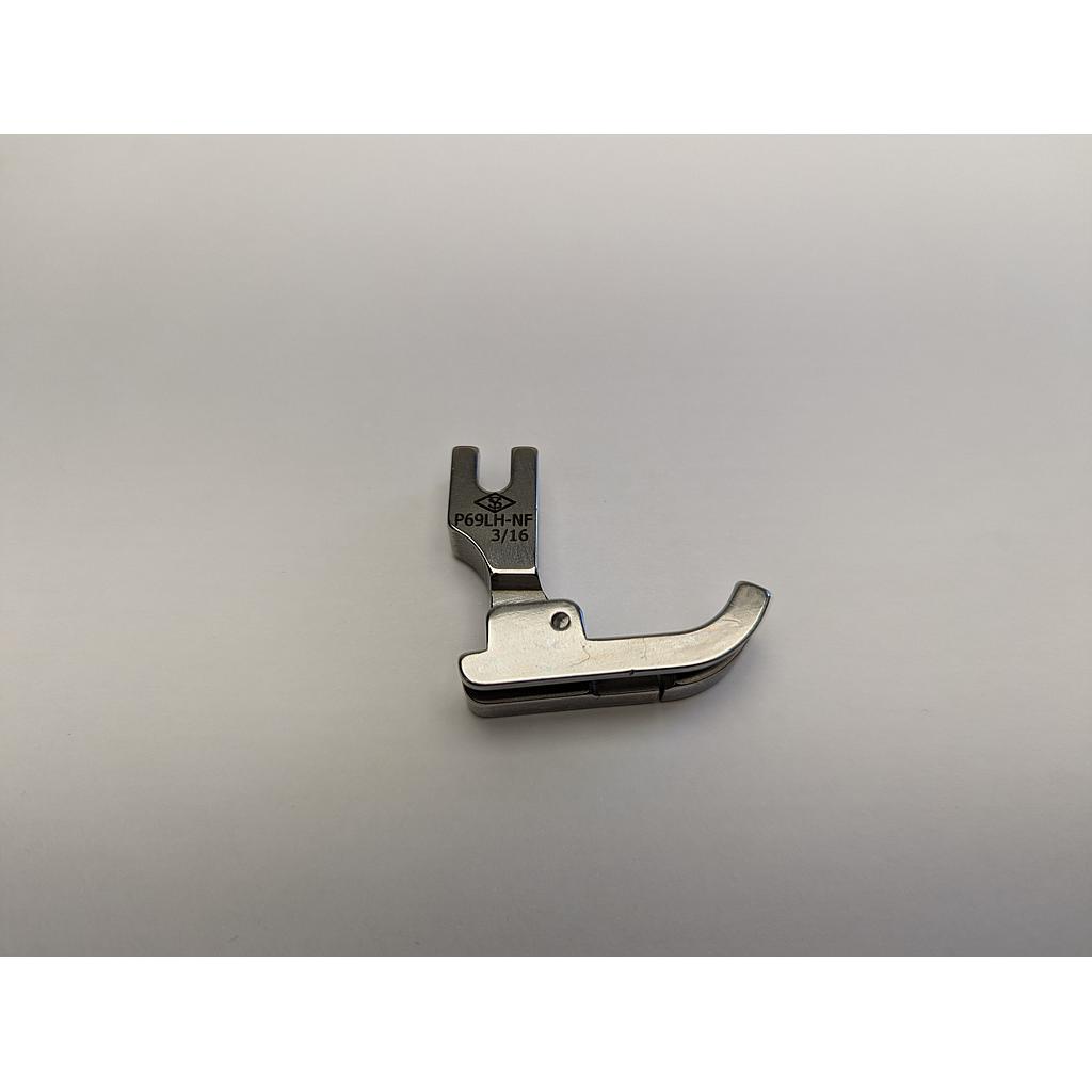 P69LH-NF 3/16 - Aufklappbarer Paspelfuß