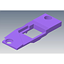 Special design throat plate 867 LG - raised throat plate